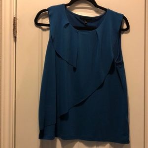 Banana Republic blue sleeveless blouse